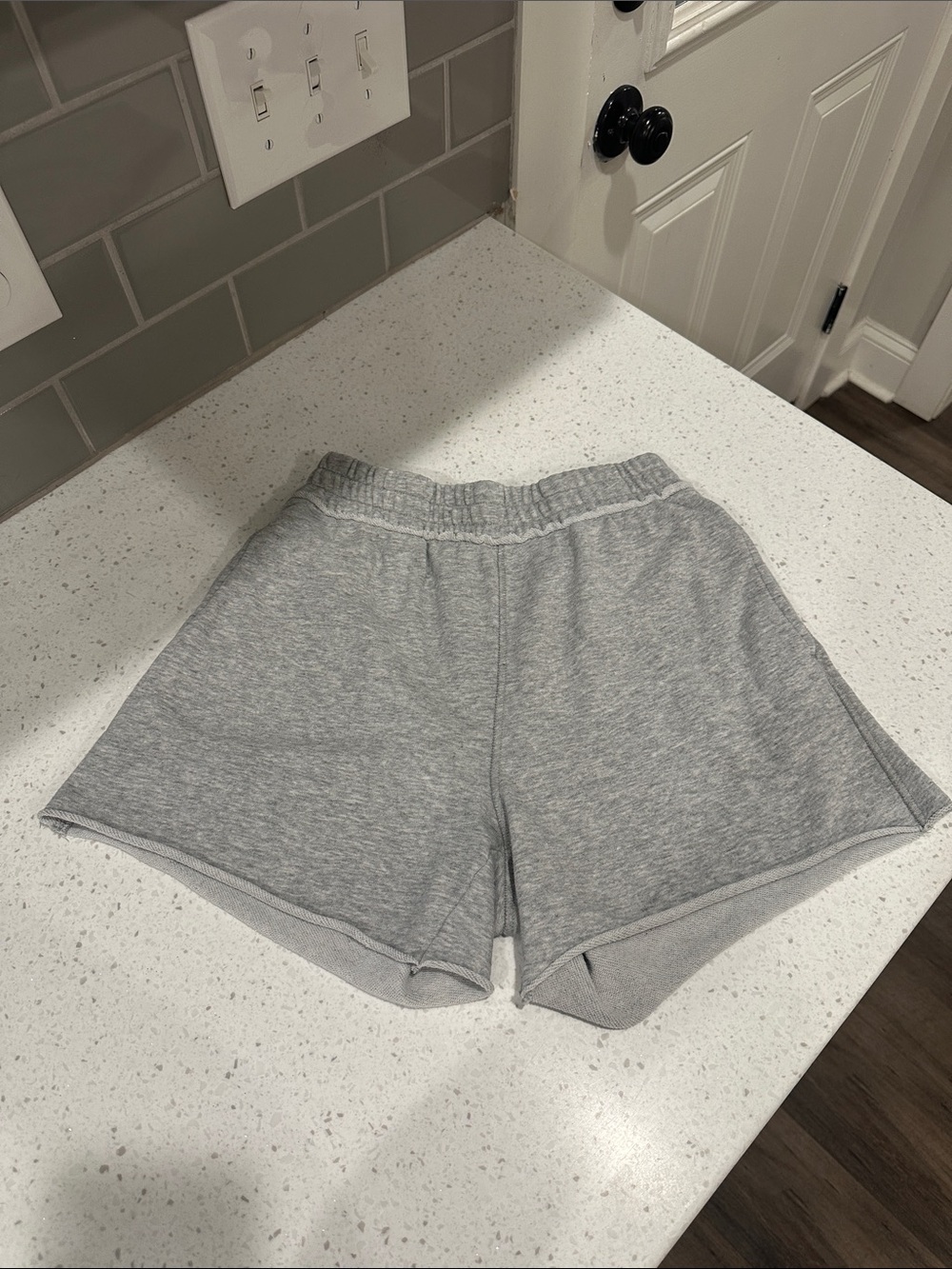 Women's Gray Casual Lounge Shorts